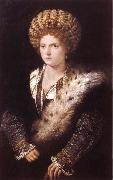 TIZIANO Vecellio Portrat of Isabella d' Este oil painting picture wholesale